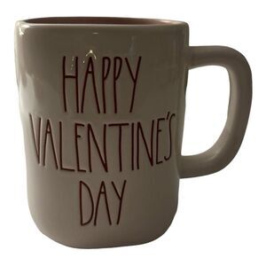 Rae Dunn Happy Valentine's‎ Day Coffee Mug, Large Letter, HTF